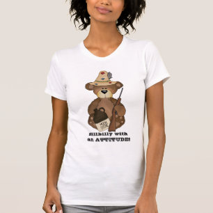 ¡Hillbilly con una camiseta ACTITUD!
