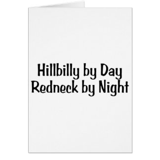 Hillbilly del campesino sureño del día por noche