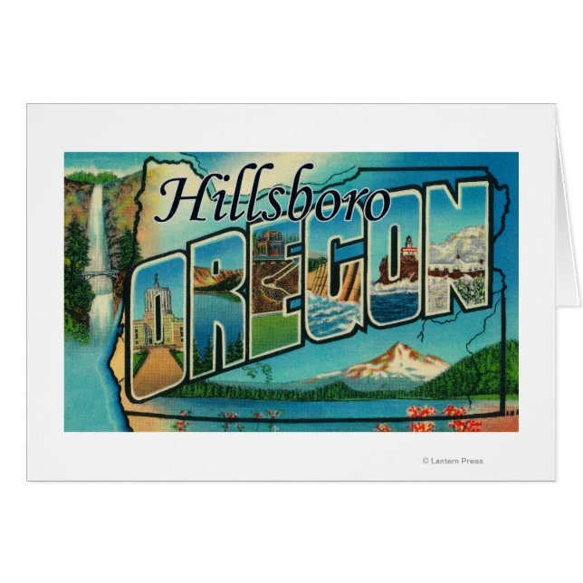 Hillsboro, Oregón - Escenas de letras grandes (Anverso (Horizontal))
