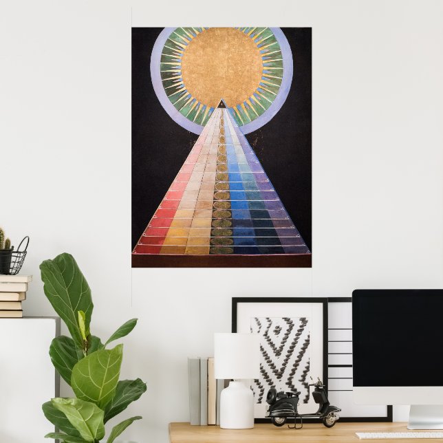 Hilma Af Klint, Altarpiece Nº 1, Resumen de Arte (Oficina en casa)