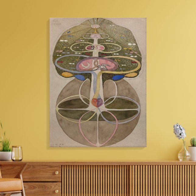 Hilma Af Klint, Árbol del Conocimiento No1 Arte Re (Insitu (Sala de estar))