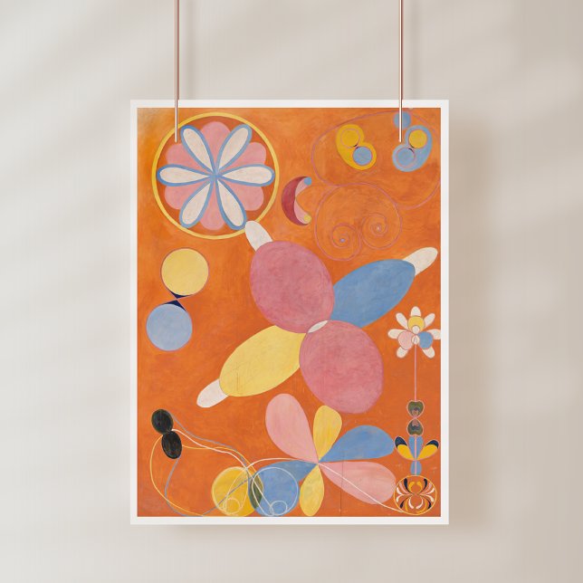 Hilma Af Klint, La Diez Mayor No4, Arte Resumen (Subido por el creador)