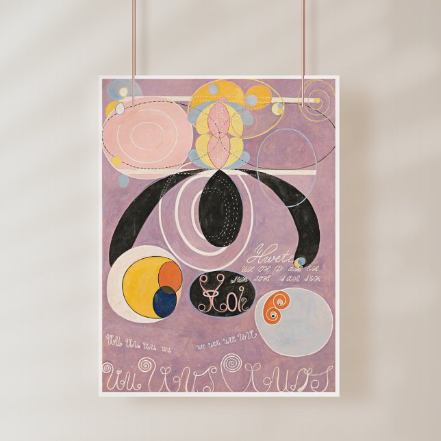 Hilma Af Klint, La Diez Mayor No6, Arte Resumen (Subido por el creador)
