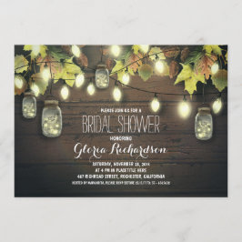 hilo de luces cae invitación a la ducha de novia