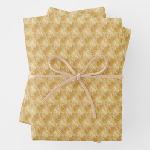 Hilo de papel de envolvimiento de oro