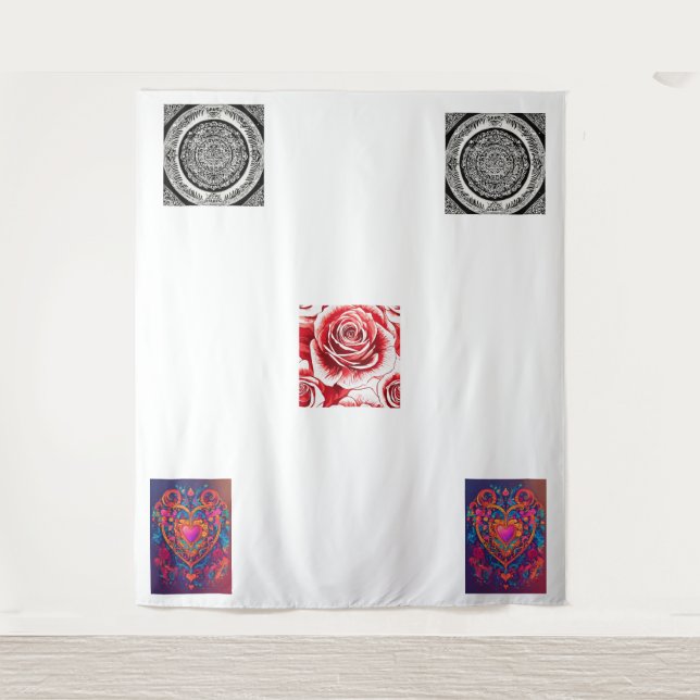 "Hilos de tiempo: Un tapiz de herencia y arte (Anverso)