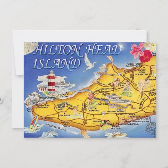 Hilton Head SC Moving Invitación (Anverso)