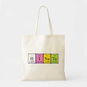 Hinata tabla periódica nombre de la bolsa