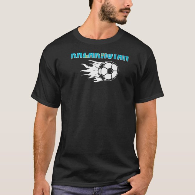Hincha de fútbol de Kazajistán Jersey Pie de bande (Anverso)