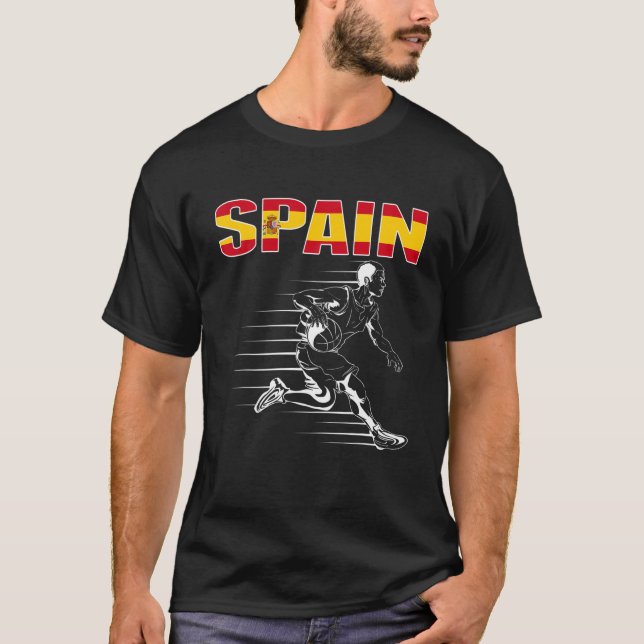 Hinchas de baloncesto de España Jersey Orgulloso S (Anverso)