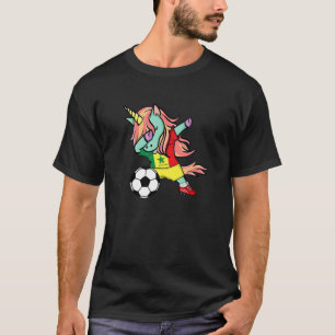Hinchas de fútbol Dabbing Unicorn Senegal Jersey