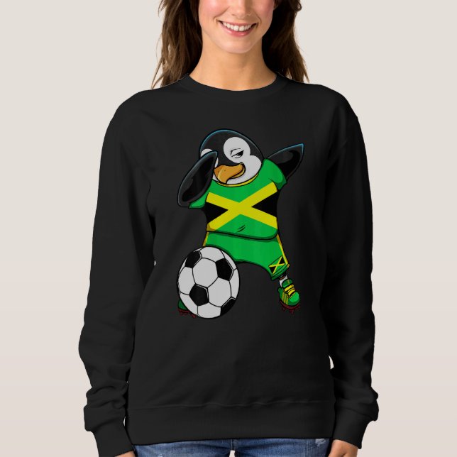 Hinchas de fútbol de Jersey de Dabbing Penguin Jam (Anverso)