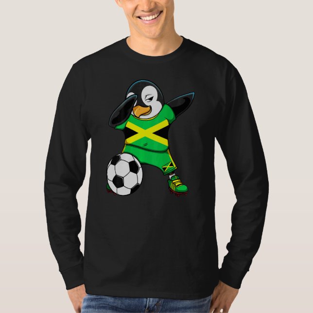 Hinchas de fútbol de Jersey de Dabbing Penguin Jam (Anverso)