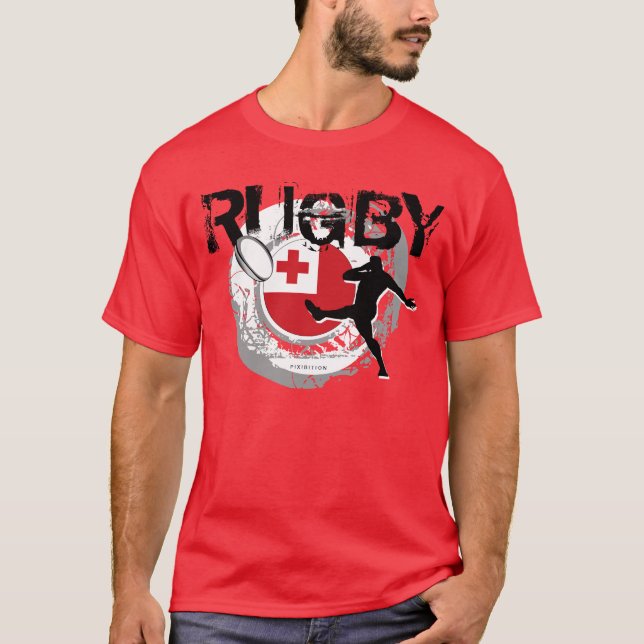 Hinchas de Rugby de Tonga Patán de camiseta (Anverso)