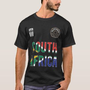 Hinchas de Sudáfrica por la camiseta de críquet 