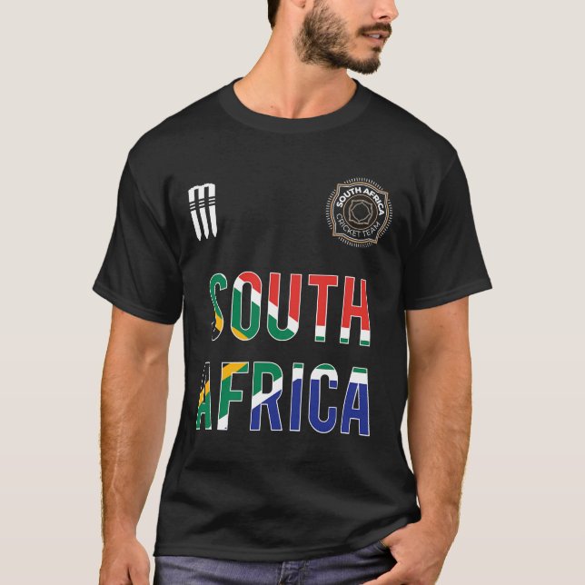 Hinchas de Sudáfrica por la camiseta de críquet Pr (Anverso)