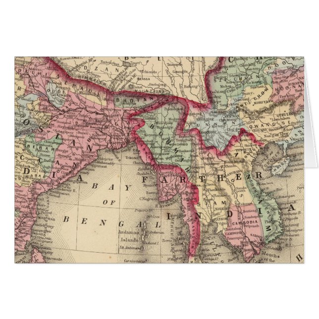 Hindostán, más lejos India, China, Tíbet (Anverso (Horizontal))