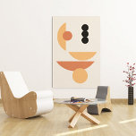 Hip de la moda Resumen Sol rojo negro arte de fusi<br><div class="desc">Hermoso naranja de siena contemporánea terra cotta, círculos geométricos de color amarillo oscuro y negro y formas de arte de semicírculo. Elegante, elegante y ecléctico diseño minimalista para el diseñador de interiores artísticos, el decorador de decoración artística, el popular histrionero, el estilo retro vintage de arte o el amante abstracto...</div>