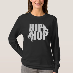 Hip Hop Chicas de baile Textos Diseño de camiseta