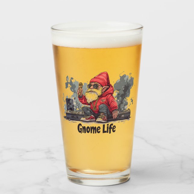 Hip Hop Gnome Ilustracion - Gnome Life (Anverso (lleno))