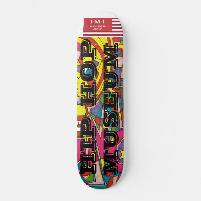 HIP HOP MUSEUM Skateboard (Anverso)