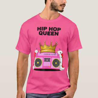 Hip Hop Reina Chicas Hip Hop camiseta Mujeres Hip