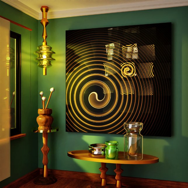 Hipnosis Resumen Arte Acondicionado Imprimir tela (Hypnosis Abstract Art Wrapped Canvas Print)