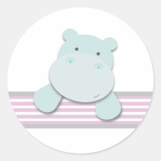 Hipo pequeño {Rosa} | PEGATINAS
