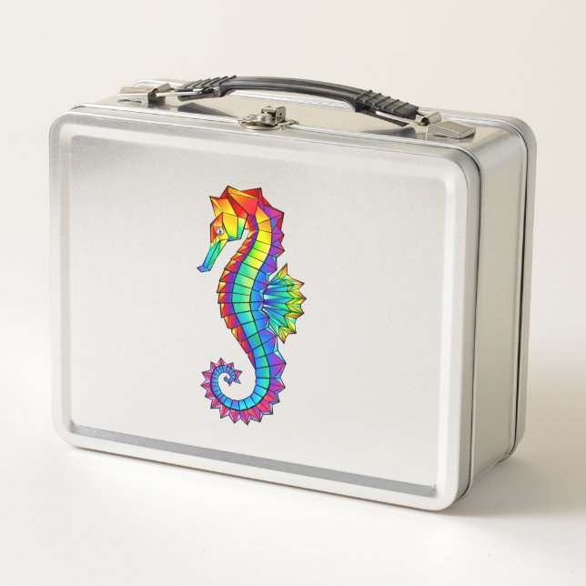 Hipoahoría marino poligonal arcoiris (Anverso)