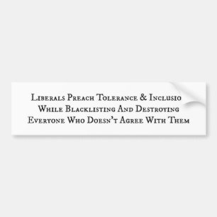 Hipocresía liberal sobre pegatinas para la toleran