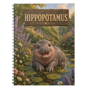 Hipopótamo Cuaderno de Historias de Bebé Animales