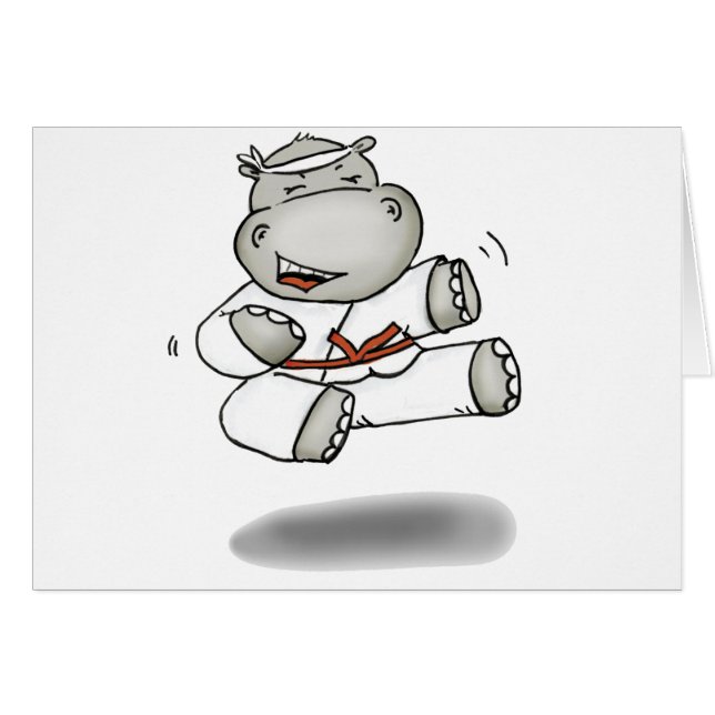 Hipopótamo del karate (Anverso (Horizontal))