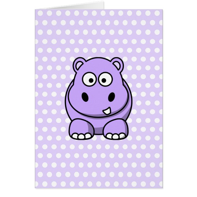 Hipopótamo Lindo de Lavanda (Frente)