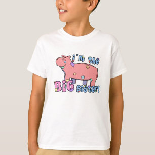Hipopótamo soy la camiseta de la hermana grande