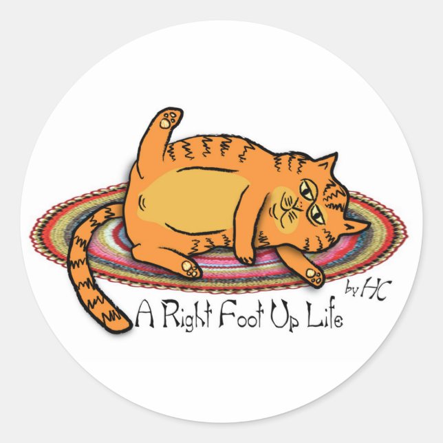 Hippie Chick Pegatinas (Anverso)