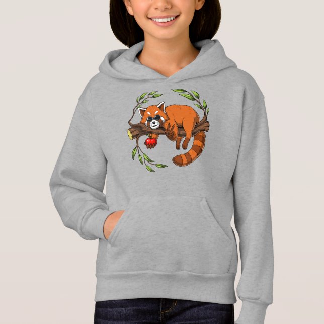 Hippie de oso panda rojo (Anverso)