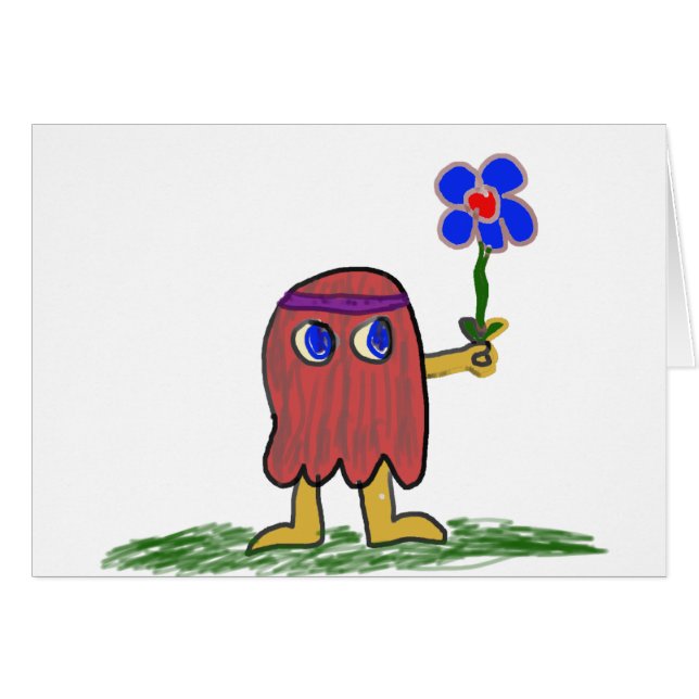 Hippie Dippy Flower (Anverso (Horizontal))