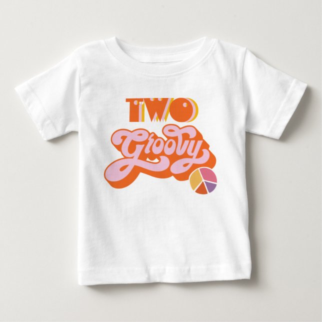 Hippie Dos Camisetas Groovy Baby (Anverso)