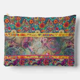 Hippie retro: bolsa tapizada con fantasía floral