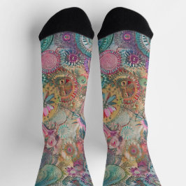 Hippie retro: Calcetines de fantasía