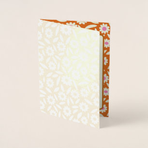 Hippie retro daisy florido invitación a la ducha d