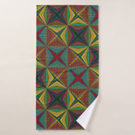 Hippie Rojo Azul Amarillo Amarillo Verde Trippy Ea