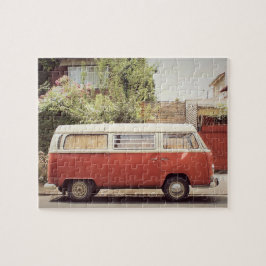 HIPPIE VAN VINTAGE JIGSAW PUZZLE
