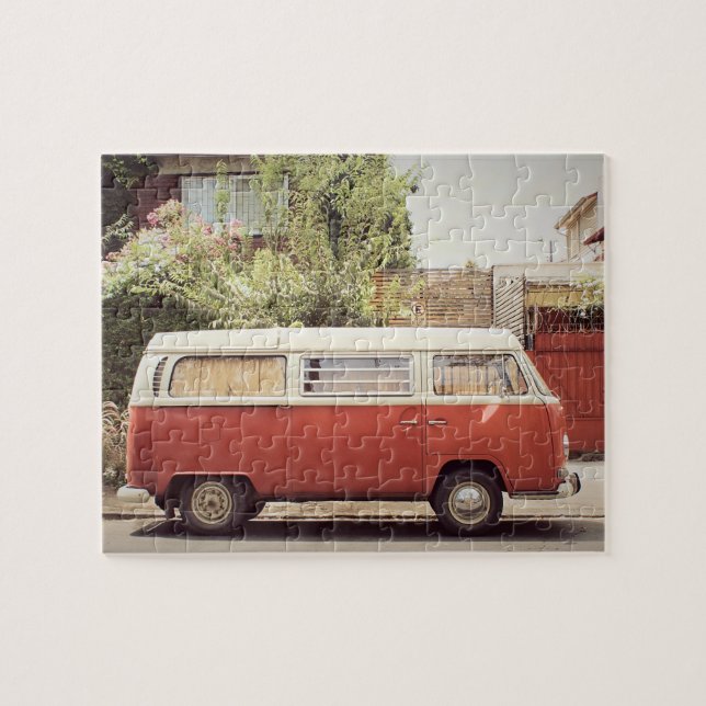 HIPPIE VAN VINTAGE JIGSAW PUZZLE (Horizontal)