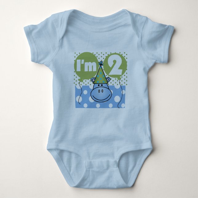 Hippo 2ª camisetas de cumpleaños y regalos (Anverso)