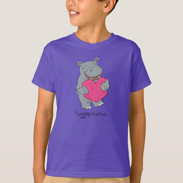 Hippo abraza camiseta de Chica de San Valentín (Anverso)