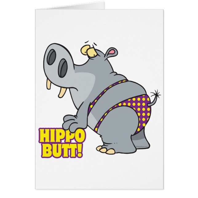 hippo butt bikini hippopotamo (Frente)