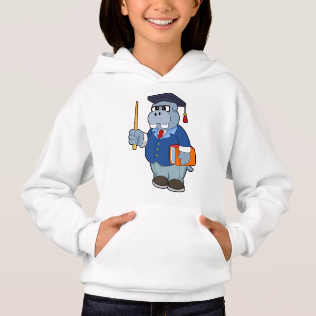 Hippo como profesor con libro (Anverso)