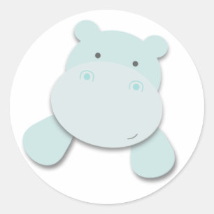 Hippo pequeño PEGATINAS