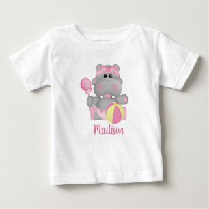 Hippo personalizado con camiseta para el ganado y 